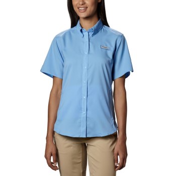 Columbia Overhemd Dames, PFG Tamiami II Short Sleeve Wit, 23QXWOANL